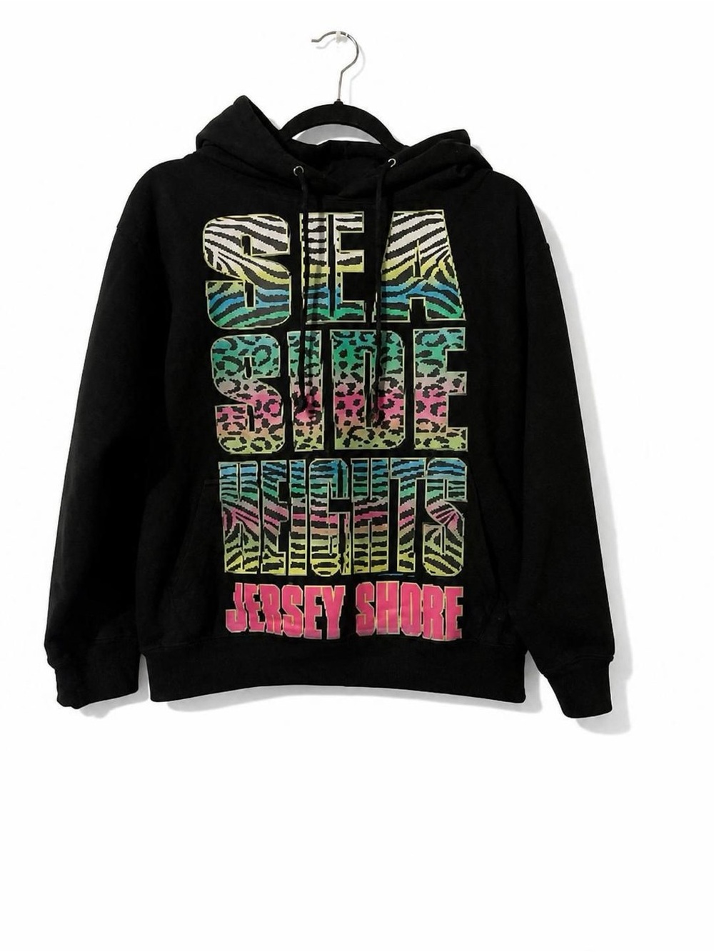 Vintage Jersey Shore - Sea Side Heights Black Graphic Hoodie